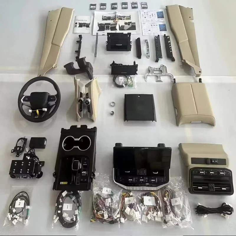 Luxury Interior Central Control Upgrade Kit for Land Cruiser LC200 to LC300 Models